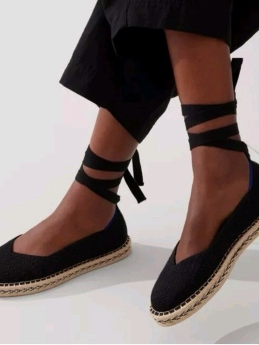 Rothy’s espadrilles black size 7